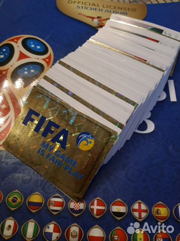 Наклейки panini fifa 2018