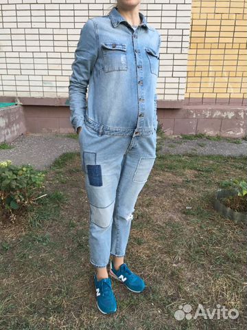 Джинсовый комбинезон для беременных ASOS