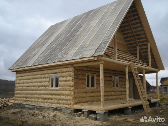 Сруб (4x6+ 2) с мансардой Сруб (4x6+ 2) с мансардой