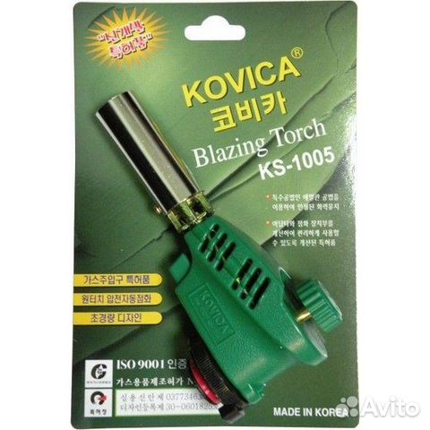 Горелка газовая kovica KS-1005 с пьезоподжигом Горелка газовая kovica KS-1005 с пьезоподжигом