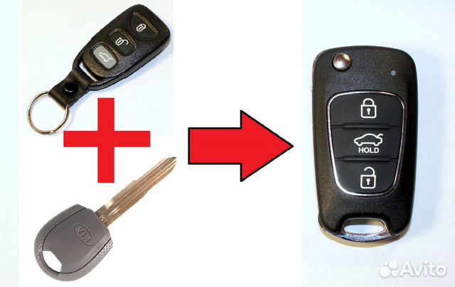 Ключ Киа Соренто / Kia Sorento, выкидной, HM-T018 Ключ Киа Соренто / Kia Sorento, выкидной, HM-T018