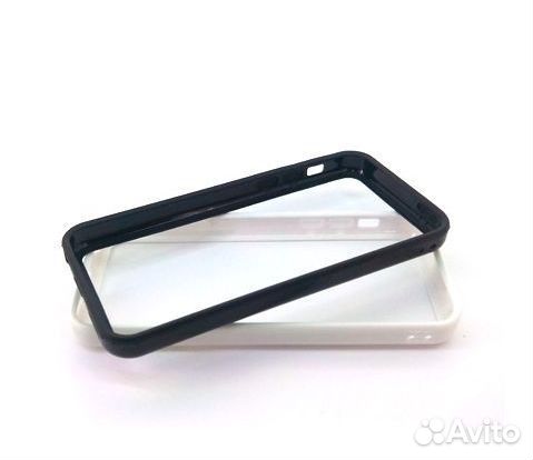 Чехол - Бампер iPhone 5C Черный / Белый и другие Чехол - Бампер iPhone 5C Черный / Белый и другие