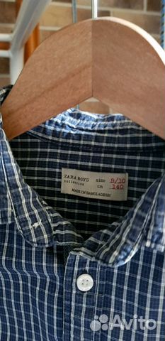 Рубашка на мальчика Zara рост 140