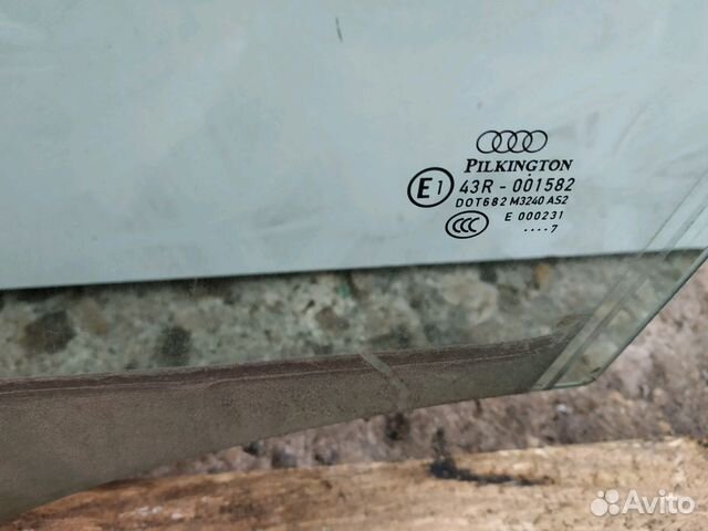 Стекло передней левой двери для Audi Q7 4L