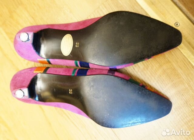 YSL туфли женские р. 34-35 замшевые