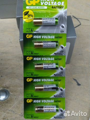 Батарейка для сигнализации GP 27A 12V