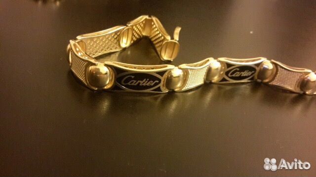 Золотой браслет картиер Cartier