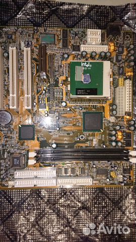 Материнка с процессором Socket 754