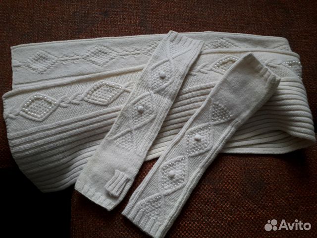 Шарф и рукавицы