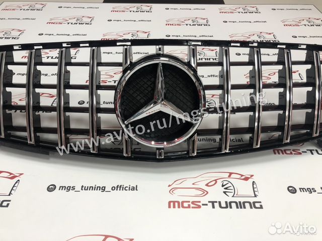 Решетка Mercedes A-class w176 GT style хром + AMG Решетка Mercedes A-class w176 GT style хром + AMG