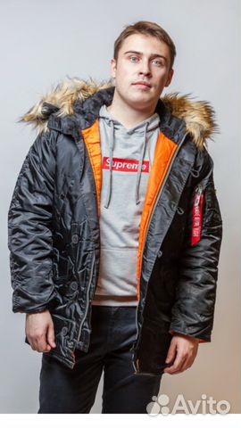 Аляска парка alpha industries N3B Slim Fit новые