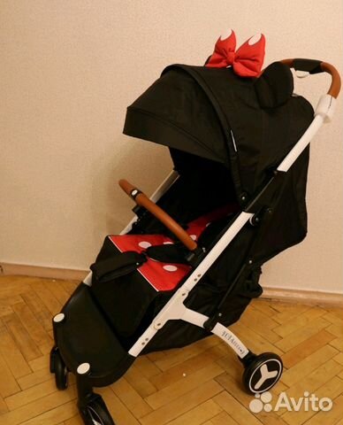 Новая Прогулочная коляска yoya 3 plus Минни Маус
