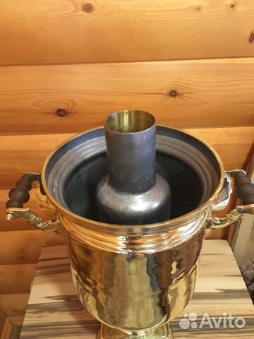 Самовар угольный на дровах 7 л