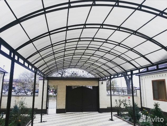 Навес из поликарбоната Навес из поликарбоната