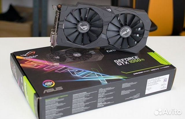 Asus geforce GTX 1050 Ti 4gb Strix (н23)