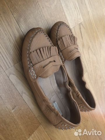 Мокасины Massimo Dutti кожа Мокасины Massimo Dutti кожа