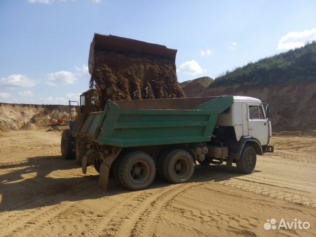 Камаз. Мусор, земля, песок, гравий