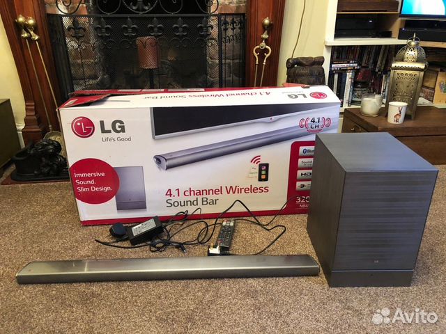 Новый BT саундбар с сабвуфером LG NB4540, 320 Вт