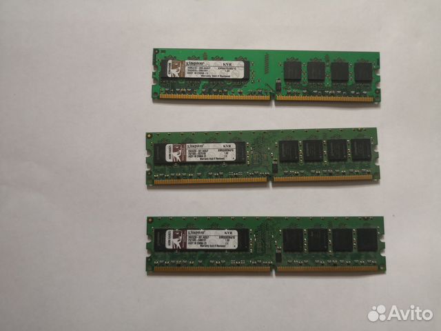 Память DDR2, 3x1 Гб, 2x1 Гб, 4х512 Мб Память DDR2, 3x1 Гб, 2x1 Гб, 4х512 Мб