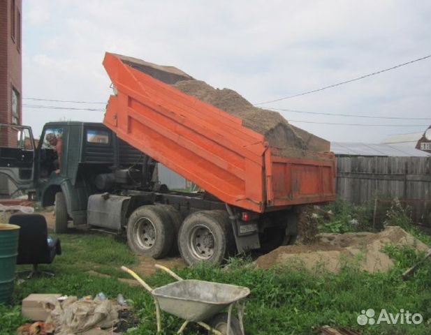 Песок, строймусор, щебень, грунт