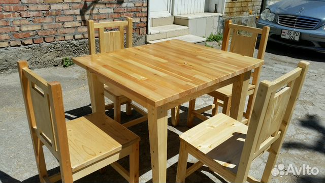 Комплект Стол раздвижной +4 стула Комплект Стол раздвижной +4 стула