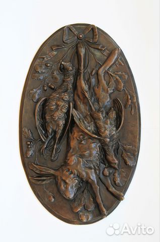 Большое Бронзовое панно 