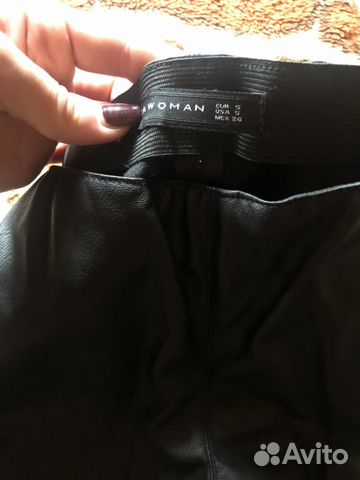 Кожаные брюки zara Кожаные брюки zara