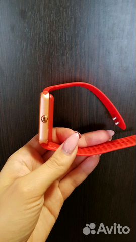 Умные часы красные Smart watch