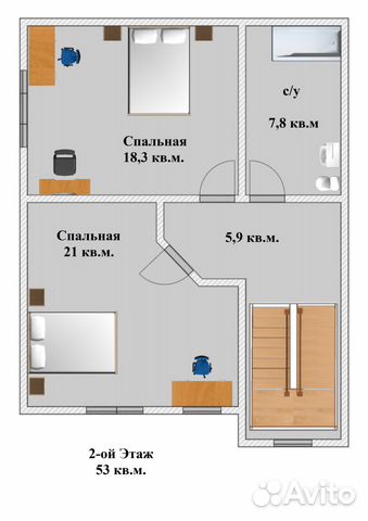 Коттедж 115 м² на участке 3 сот.