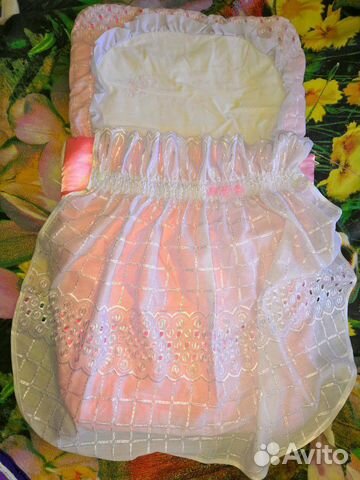 Конверт для девочки на выписку