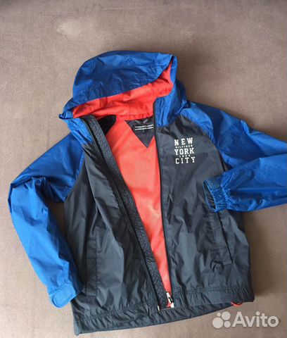 Ветровка Tommy Hilfiger рост 122 для мальчика 4-6 Ветровка Tommy Hilfiger рост 122 для мальчика 4-6