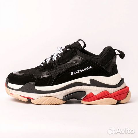 Кроссовки Balenciaga Triple S, черный, размер 45 Кроссовки Balenciaga Triple S, черный, размер 45