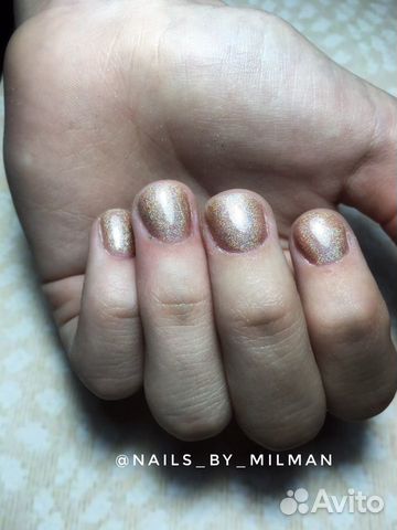 Маникюр + покрытие гель лак. Nails by Milman