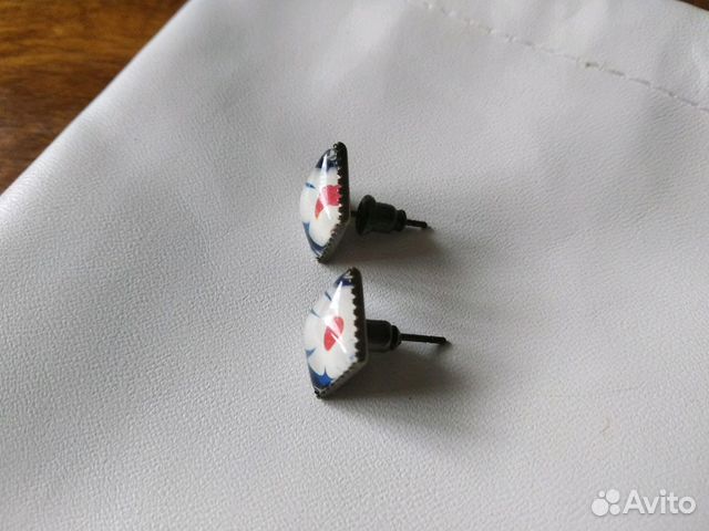 Серьги цветы
