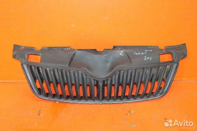 Решетка радиатора Skoda Fabia 2 5J 2007-2014 Решетка радиатора Skoda Fabia 2 5J 2007-2014