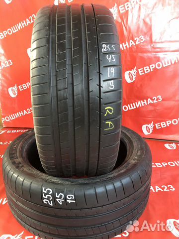 Пара летних шин бу R19 michelin SUP SP на mers,BMW