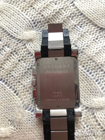 bvlgari watch rettangolo rt45s l3015