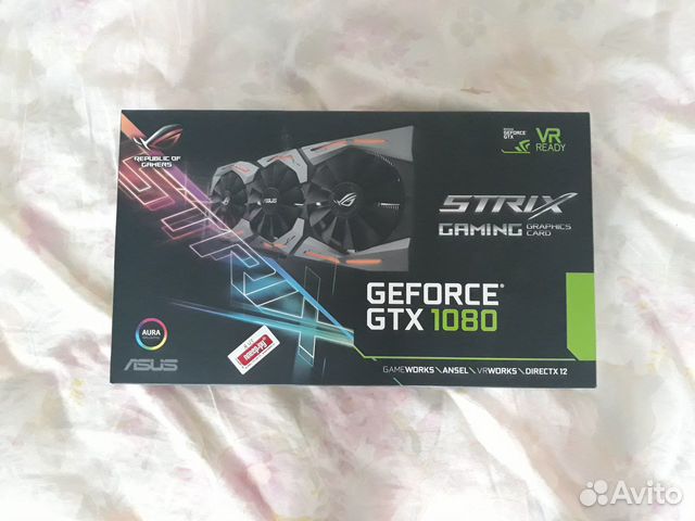 Asus strix GTX 1080 8GB