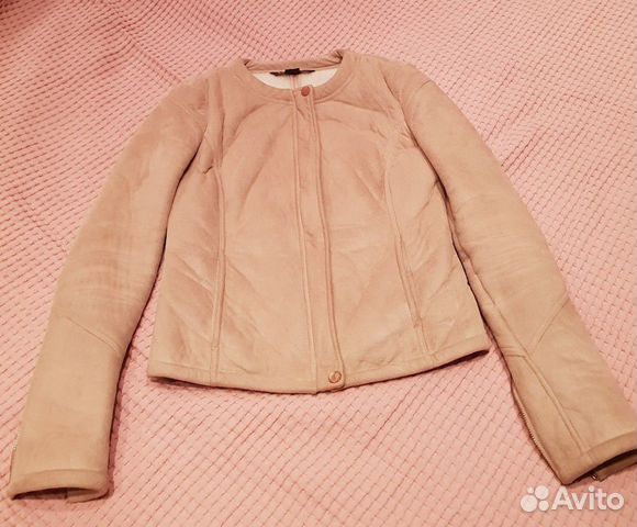 Демисезонная куртка Armani Exchange беж замша