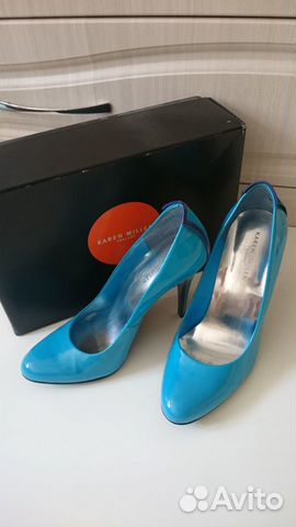 Голубые туфли Karen Millen Голубые туфли Karen Millen
