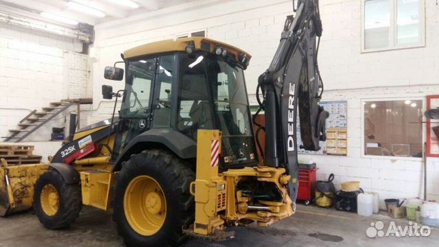 Услуги Экскаватора-погрузчика John Deere 325k