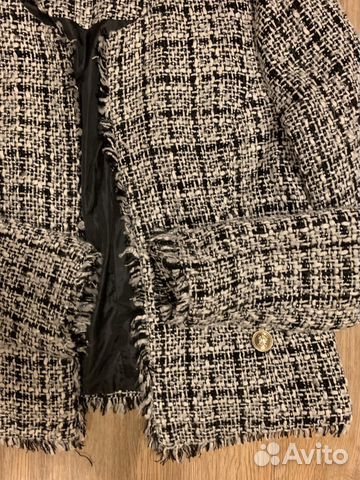 Пиджак жакет букле твидовый в стиле Chanel Пиджак жакет букле твидовый в стиле Chanel
