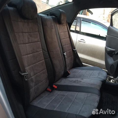Автомобильные чехлы из экокожи для Киа Рио Автомобильные чехлы из экокожи для Киа Рио
