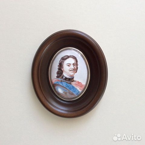Портреты Петра Первого на эмали (миниатюра) Портреты Петра Первого на эмали (миниатюра)
