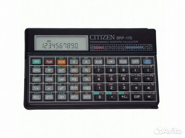 Инженерный калькулятор citizen SRP-175