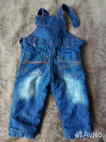 Джинсы утеплённые на девочку, р-р 68