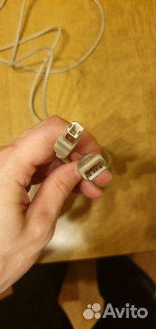 Кабель для принтера USB-AB 1.8 м Кабель для принтера USB-AB 1.8 м