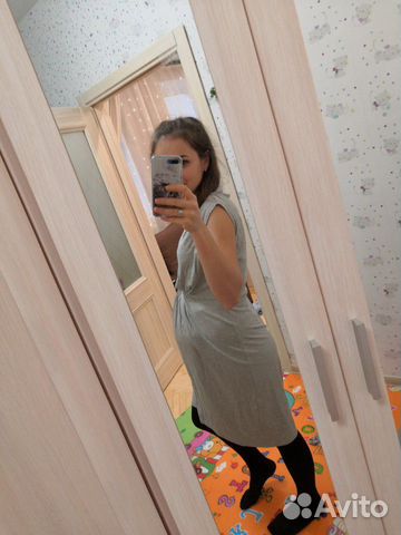 Платье серое reserved
