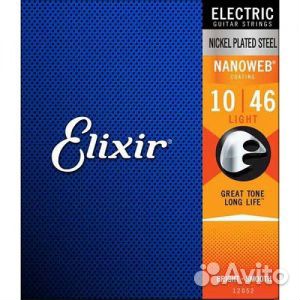 84872303366 Elixir 12052 NanoWeb струны для электрогитары Ligh