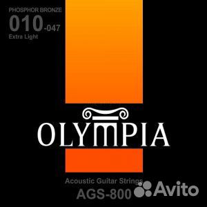 84872303366  Olympia AGS800-B Струны для акустической гитары 10 
